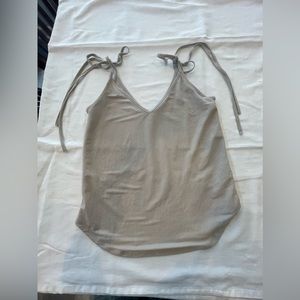 BEAUTIFUL CAMEL COLOR ADJUSTABLE STRING BLOUSE